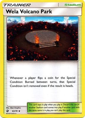 Wela Volcano Park - 63/70 - Uncommon Sun &amp; Moon: Dragon Majesty Singles