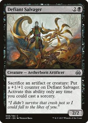 Defiant Salvager 056/184- Aether Revolt (AER) Aether Revolt