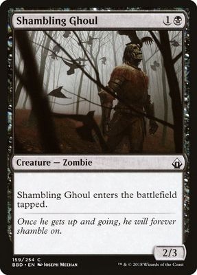 Shambling Ghoul 159/254 - Battlebond (BBD) (Español)