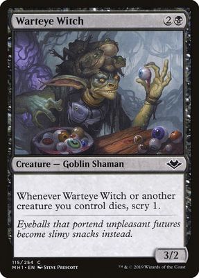 Warteye Witch 115/254- Modern Horizons (MH1) Modern Horizons