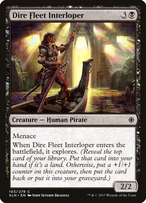 Dire Fleet Interloper 103/279- Ixalan (XLN) Ixalan