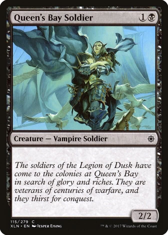Queen&#39;s Bay Soldier 115/279- Ixalan (XLN) Ixalan