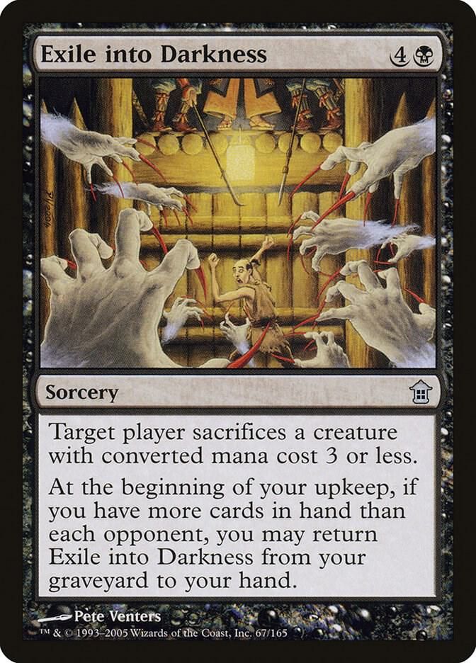 Exile into Darkness 67/165- Saviors of Kamigawa (SOK) Saviors of Kamigawa