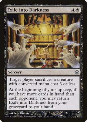 Exile into Darkness 67/165- Saviors of Kamigawa (SOK) Saviors of Kamigawa