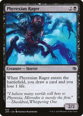 Phyrexian Rager 266- Jumpstart (JMP) Jumpstart