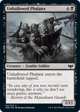 Unhallowed Phalanx 135/277 - Innistrad: Crimson Vow (VOW) (Español)