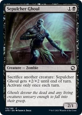 Sepulcher Ghoul 118/281 - Adventures in the Forgotten Realms (AFR) (Español)
