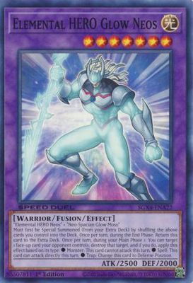 Elemental HERO Glow Neos - SGX4-ENA22 - Common 1st Edition Speed Duel GX: Midterm Destruction Singles