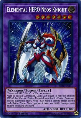 Elemental HERO Neos Knight - BLHR-EN064 - Secret Rare 1st Edition Battles of Legend: Hero&#39;s Revenge Singles