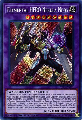 Elemental HERO Nebula Neos - CT15-EN001 - Secret Rare Limited Edition 2018 Mega-Tins Singles *Espanol*