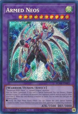Armed Neos - BLMR-EN002 - Secret Rare 1st Edition Monstrous Revenge 1st Edition Singles