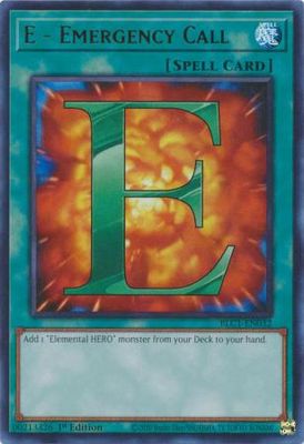 E - Emergency Call - BLC1-EN032 - Ultra Rare 1st Edition Battles of Legend: Chapter 1 1st Edition Singles