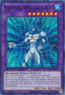 Elemental HERO Aqua Neos - SGX4-ENA21 - Common 1st Edition Speed Duel GX: Midterm Destruction Singles