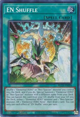 EN Shuffle - BLCR-EN008 - Secret Rare 1st Edition Battles of Legend: Crystal Revenge 1st Edition Singles