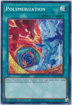 Polymerization (Alternate Artwork) - RA03-EN051 - Secret Rare 1st Edition Quarter Century Bonanza 1st Edition Singles
