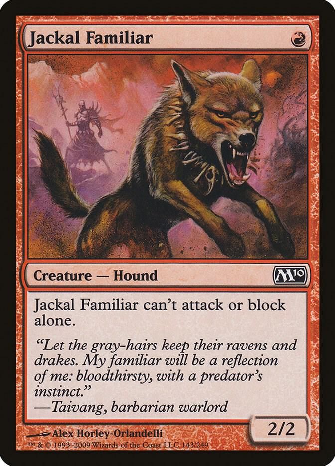 Jackal Familiar 143/249 - Magic 2010 (M10)