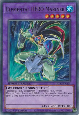 Elemental HERO Mariner - SGX2-ENA24 - Common 1st Edition Speed Duel GX: Midterm Paradox Box Singles