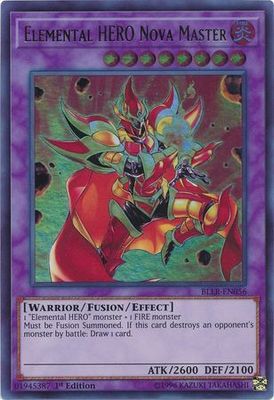 Elemental HERO Nova Master - BLLR-EN056 - Ultra Rare 1st Edition Battles of Legend: Light&#39;s Revenge Singles