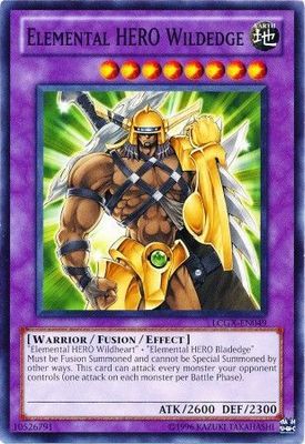 Elemental Hero Wildedge - LCGX-EN049 - Common Unlimited Legendary Collection 2 Unlimited Singles
