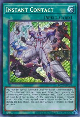 Instant Contact - POTE-EN052 - Secret Rare Unlimited Power of the Elements Unlimited Singles