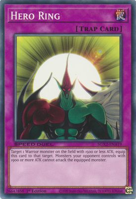 Hero Ring - SGX2-ENA19 - Common 1st Edition Speed Duel GX: Midterm Paradox Box Singles