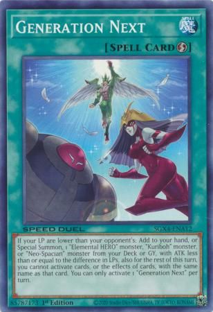 Generation Next - SGX4-ENA12 - Common 1st Edition Speed Duel GX: Midterm Destruction Singles