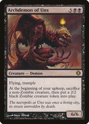 Archdemon of Unx 64/249-Foild Shards of Alara (ALA) Shards of Alara