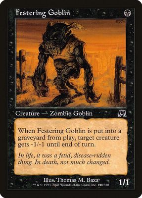 Festering Goblin 148/350- Onslaught (ONS) Onslaught
