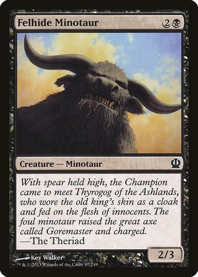 Felhide Minotaur 87/249- Theros (THS) Theros