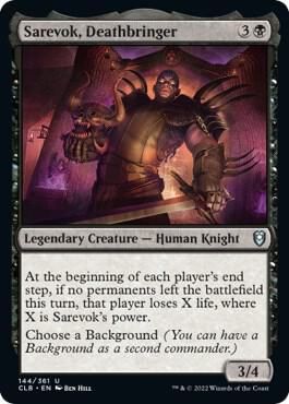 Sarevok, Deathbringer 144/361- Commander Legends: Battle for Baldur&#39;s Gate (CLB)