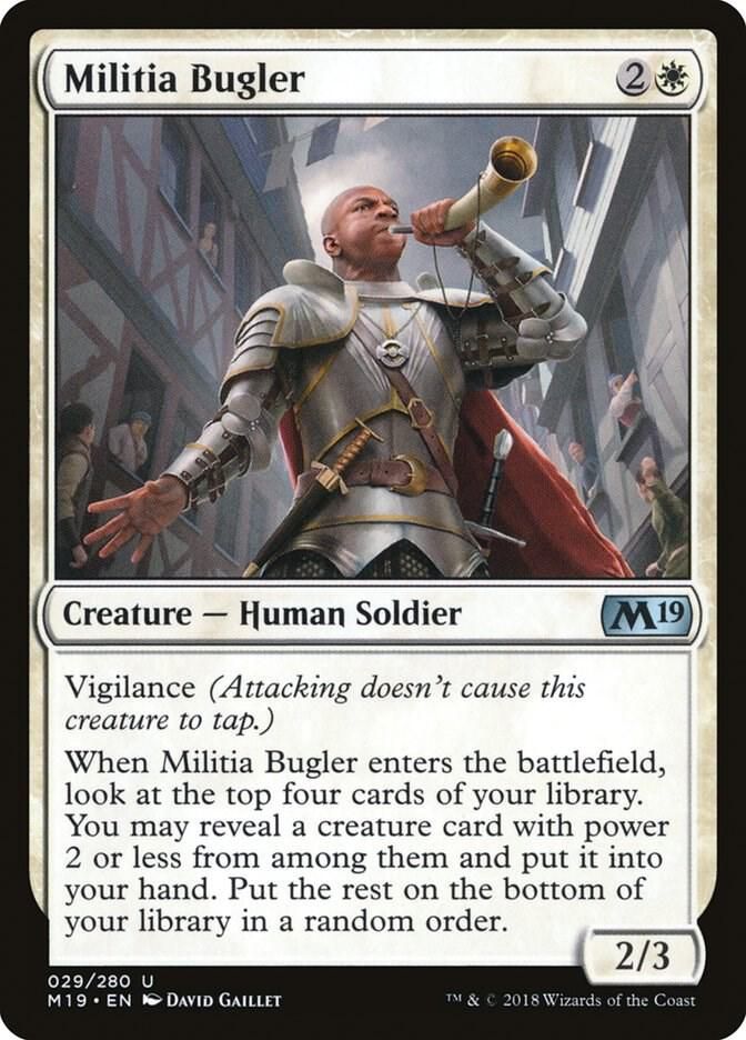 Militia Bugler 029/280 - Core Set 2019 (M19)