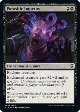 Parasitic Impetus 144/361-Foild Commander Legends: Battle for Baldur&#39;s Gate (CLB)