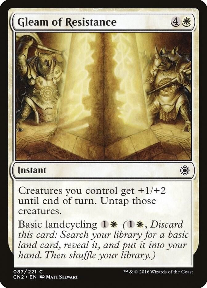 Gleam of Resistance 087/221 - Conspiracy: Take the Crown (CN2)
