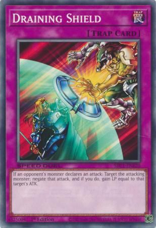 Draining Shield - SBC1-ENE20 - Common 1st Edition Speed Duel: Streets of Battle City Singles