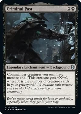 Criminal Past 122/361 - Commander Legends: Battle for Baldur&#39;s Gate (CLB)