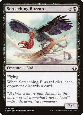 Screeching Buzzard 158/254 - Battlebond (BBD)
