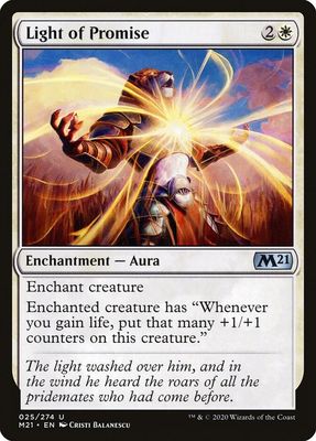 Light of Promise 025/274 - Magic 2021 (M21) Singles