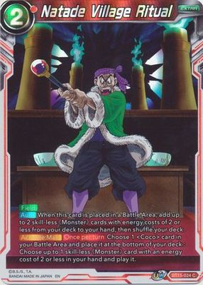 Natade Village Ritual - BT15-024 - Common Foil UW Series 6: Saiyan Showdown Foil Singles