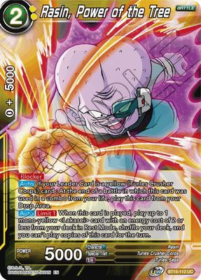Rasin, Power of the Tree - Saiyan Showdown (DBS-B15) Saiyan Showdown Foil