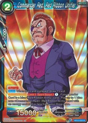 Commander Red, Red Ribbon Unifier - BT17-037 - Rare Foil UW Series 8: Ultimate Squad Foil Singles