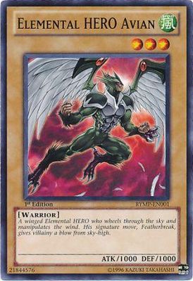 Elemental Hero Avian - RYMP-EN001 - Common 1st Edition Ra Yellow Mega Pack 1st Edition Singles