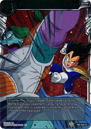 Preemptive Strike - TB3-048 - Foil Uncommon Clash of Fates Foil Singles