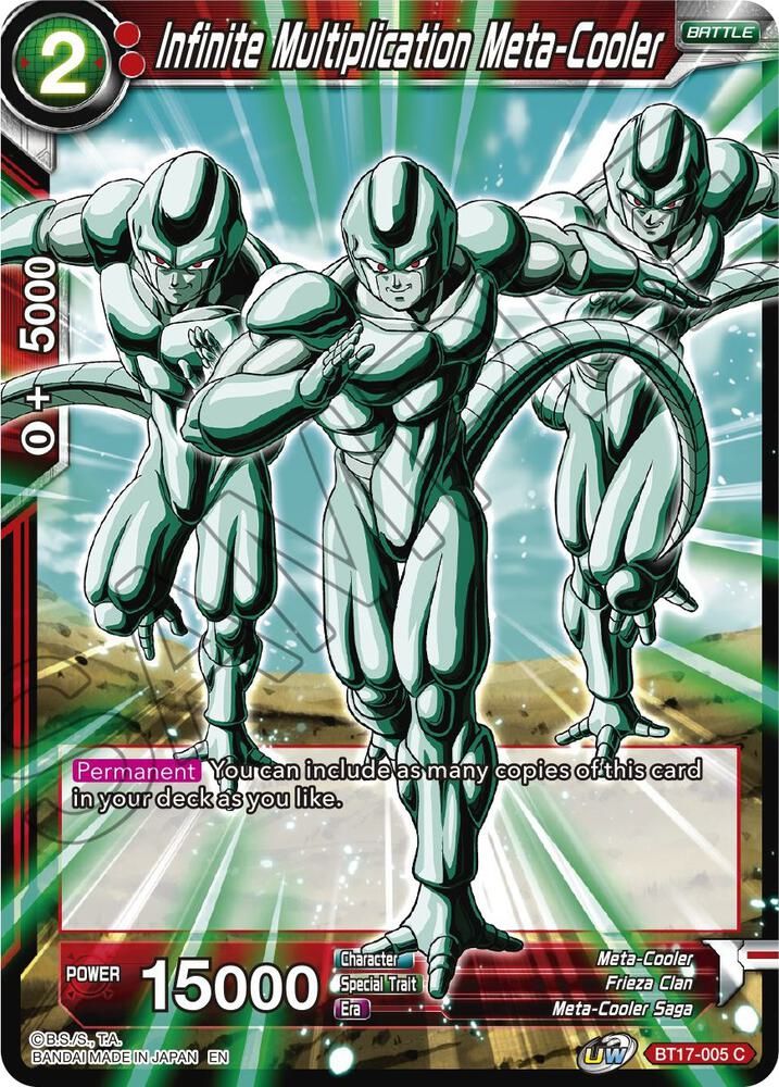 Infinite Multiplication Meta-Cooler (BT17-005) - Ultimate Squad (DBS-B17) Ultimate Squad Foil