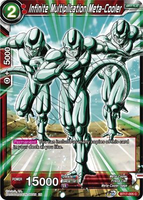 Infinite Multiplication Meta-Cooler (BT17-005) - Ultimate Squad (DBS-B17) Ultimate Squad Foil