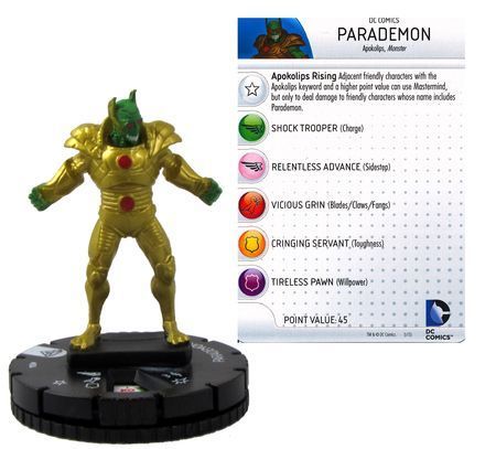 Parademon #004 Superman and Wonder Woman DC Heroclix DC HeroClix: Superman and Wonder Woman Singles Sin Tarjeta