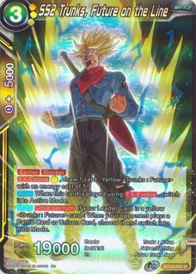 SS2 Trunks, Future on the Line - BT16-081 - Rare Foil UW Series 7: Realm of the Gods Foil Singles
