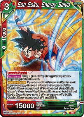 Son Goku, Energy Salvo - Malicious Machinations (DBS-B08) Malicious Machinations