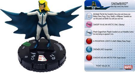 Snowbird #018 Invincible Iron Man Booster Set Marvel Heroclix Invincible Iron Man Booster Set Sin Tarjeta