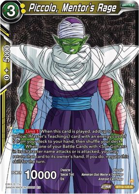 Piccolo, Mentor&#39;s Rage - Fighter&#39;s Ambition (DBS-B19)- Foil  Fighter&#39;s Ambition