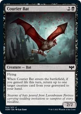 Courier Bat 102/277 - Innistrad: Crimson Vow (VOW)